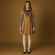 M3GAN Scary Doll Megan Futuristic Robot Dress Costume Classic Lolita Movie Cosplay for Women's Girls' Kid's Adults' Halloween Carnival World Book Day Performan