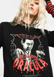 [Retro-a-go-go!] Bella Lugosi Dracula Terror Graphic Tee