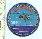 Military Aviation Patch USN Original 90's Era SH-60F Helo