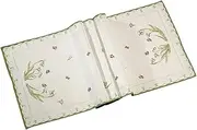 Villeroy & Boch Colourful Spring Table Runner, 49x143 cm, Cotton/Polyester, White/Coloured