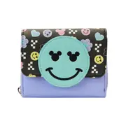 Disney Mickey Y2K Flap Zip Around Kids Purse Wallet Money/Bill Organiser 4x5in