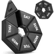 Weekly pill box, pack of 2