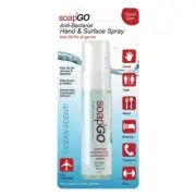 NEW Soap2Go Anti Bacterial Hand & Surface Spray - 30ml - Ocean Scent