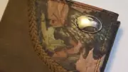 ZEP PRO Georgia Southern Eagles Fence Row Camo Bifold Wallet tin gift box