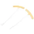 ´2pcs Wheel Rim Edge Protector Soft Plastic Light Brown Tire Changing Guard Rim