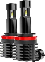 BEAMTECH H11 LED Headlight Bulb, 50W 6500K 8000Lumens Extremely Brigh H8 H9 CSP Chips Conversion Kit