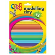 Kids Modelling Clay Set Plasticine 12 Pack Non Toxic Play Craft & Create