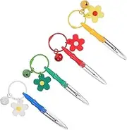 LIFKOME 4Pcs Keychain Seam Ripper Lightweight Needle Puller Thread Removers Compact Stitch Unpicker for Easy Use Storage for Sewing Enthusiasts