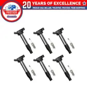 Set of 6 Ignition coil + Spark Plug Compatible with Lexus IS300 GS350 RC300 (for: Lexus)