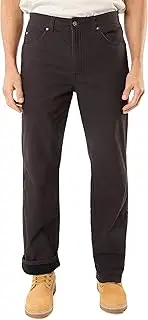 [Smith's Workwear] Big Men's Stretch Fleece-Lined Canvas 5-Pocket Pant