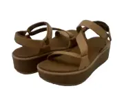 TEVA MADERA WEDGE WOMEN SANDAL CHESTNUT LEATHER US 11 /UK 9 / EU 42