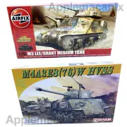 Dragon M4A3E8(76) 1/72 & Airfix 1/76 M3 Lee/Grant 20mm Scale Model Kit NEW