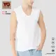 【YG 天鵝內衣】3件組零著感透氣速乾羅紋寬肩背心(吸濕排汗-男內衣)
