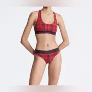Calvin Klein Modern Cotton Holiday Unlined Bralette + Bikini Panties