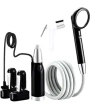 KEDSUM Portable Camp Shower, Camp Shower Head with Two Rechargeable Batteries,