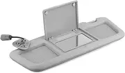 Car Gray Sun Visor Left Driver Side with Sunroof W/Light Mirror Sunshade Compatible for Mazda RX-8 2004-2011 Visor Extender FE88-69-320B-77