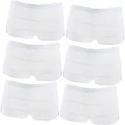 GARVALON 10pc Washable Underwear One Time Underwear Mens Cotton Underwear Washable Adult Underwear Women Pant Leak Proof Underwear Women's Underwear Sanitary Pants Non-woven Fabric White