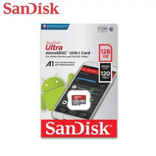 【現貨免運】SanDisk ULTRA 128GB microSD UHS-I U1 手機 平板 記憶卡