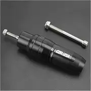 Motorbike Frame Slider Falling Protection for Honda CBR 125 R 2004-2023 Motorcycle Frame Sliders Exhaust Crash Pad Safety Devices Installation Kit Crash Sliders (Color : Black C)