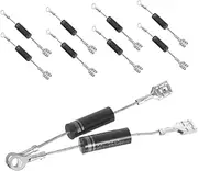 WOONEKY 10pcs Microwave Oven High Voltage Diodes Replacement Rectifier Accessories for Efficient Cooking Durable Heat Resistant Repair Parts for Quick Heating