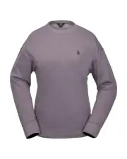 Volcom Essential Crew Women's Sweatshirt, Dusty Lavender, Medium