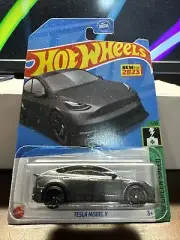 HOT WHEELS DARK GREY TESLA MODEL Y