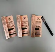 3 x Anastasia Beverly Hills Triangular Brow Pencil Definer Soft Brown 0.1 g NIB