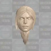 Lara Croft v2 Shadow of Tomb Raider custom head for 1:10 1:12 1:18 1:6 figures