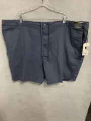 Mutual Weave Men’s NWT Blue Chino Shorts Big & Tall Size 54 with 8” Inseam