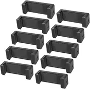 Tripod Phone Mount Adapter Set 10 Pcs Phone Clamp for Selfie Stick Secure Portable Phone Holder for Vlogging