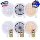 10 Inch Aromatherapy Ceiling Fan with LED Light Remote Control for Bedroom