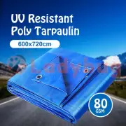 Handy Hardware® Tarpaulin UV Resistant Waterproof Strong Durable 7.2m