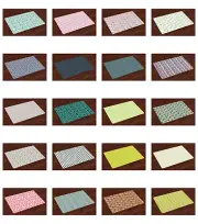 Place Mats 4 Piece Set Fabric Placemats Dining Room Kitchen Table Ambesonne