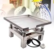 Concrete Vibrating Table ，Vibrating Table for Concrete - Test Bench with Stainless Steel Mini Vibration Platform, 35 * 35cm, Removes Bubbles Shakes Precipitate