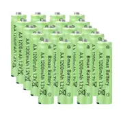 AA AAA Rechargeable Batteries 1200mAh Battery Power + Charger