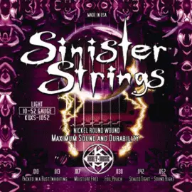 亞洲樂器 Kerly Strings KQXS-1052 美製電吉他弦 Sinister系列 (10-52)