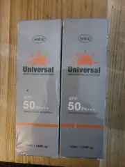 2 Lot Universal Moisturizing Sunscreen SPF 50 PA+++ BB 01/2027