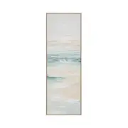 Narrow Ocean Framed Canvas Print 42.5x122.5cm