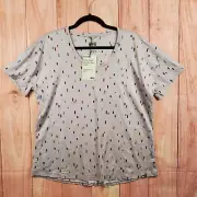 REI Co-Op Sahara Shirt Womens Sz XL All Over Print NEW NWT