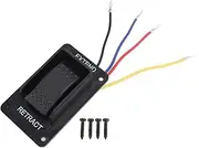 GRCFUMO Power Stabilizer Switch, RV Electric Stabilizer Jack Switch with Harness, 12V Extend Retract for RV Stabilizer Jacks IP66 Black