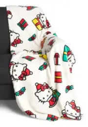 HELLO KITTY Oversized Christmas Presents Throw Blanket