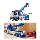 1: 24 Scale Crane Truck Toy Realistic for Ages 3+ Boys Tow Truck with Hook