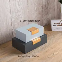 在飛比找樂天市場購物網優惠-現代創意輕奢木質首飾盒擺件北歐樣板房間客廳酒店飾品收納裝飾盒