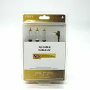 Sony OEM AV Cable For PSP 2000/3000 Series RARE Gold Variant New Factory Sealed