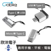 在飛比找樂天市場購物網優惠-※ 欣洋電子 ※ Cable 轉接頭 Type-C母 轉 U