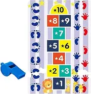 Hop Mat Preschool Pad, Educational Playroom Rug, Indoor Outdoor Play Carpet, Preschool Hop Pad, Fun Educational Hop Mat, Children’s Hop Mat Carpet, Play Carpet for Nursery