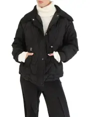 [Belle & Bloom] See You Again Quilted Jacket in Black
