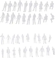 D DOLITY 1:50 & 1:100 Scale Model Miniature White Figures Architecture Model Peoples