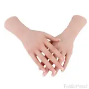 Silicone Hand Model Female Mannequin Hand For Art Jewelry Display Nail Practice