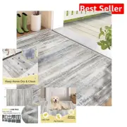 Versatile Abstract Design Entryway Mat - Non-Slip and Machine Washable, 36x60